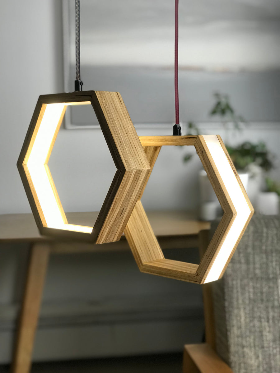 HEXAGON - customizable LED Pendant Lights